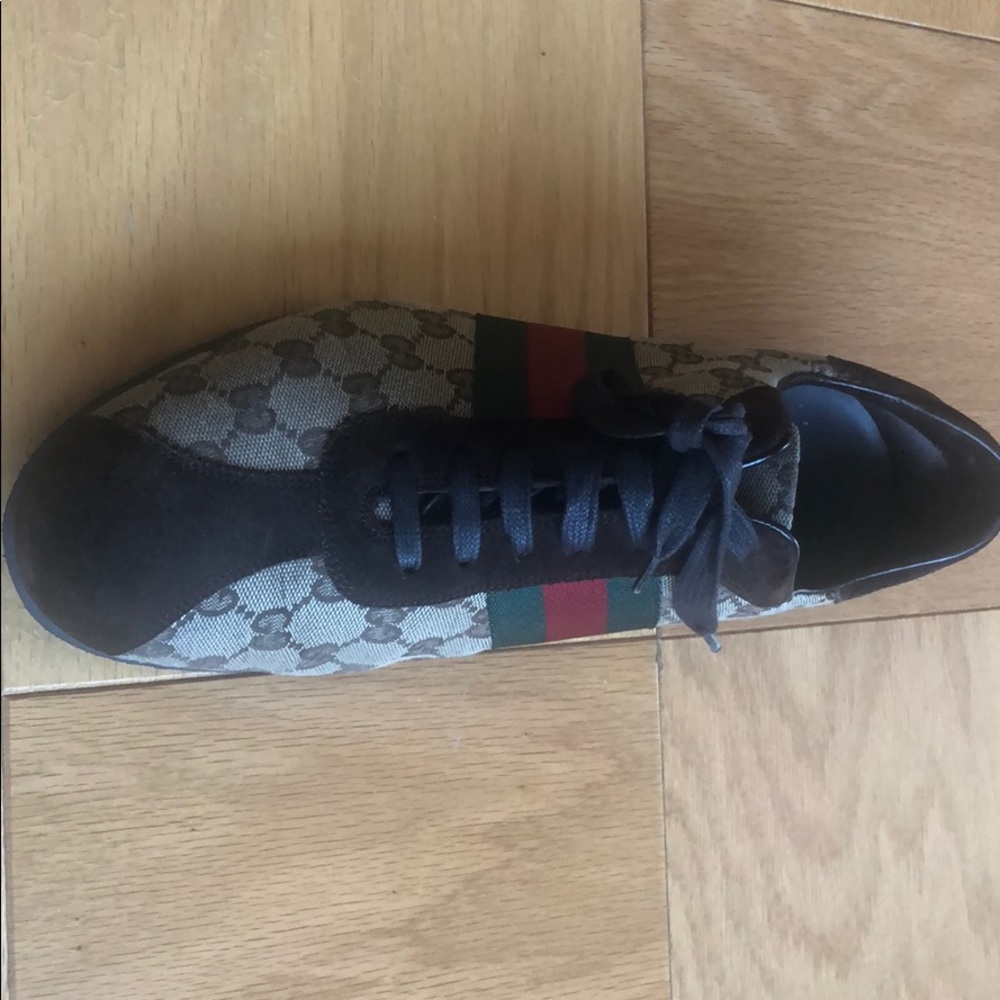 Gucci suede sneakers